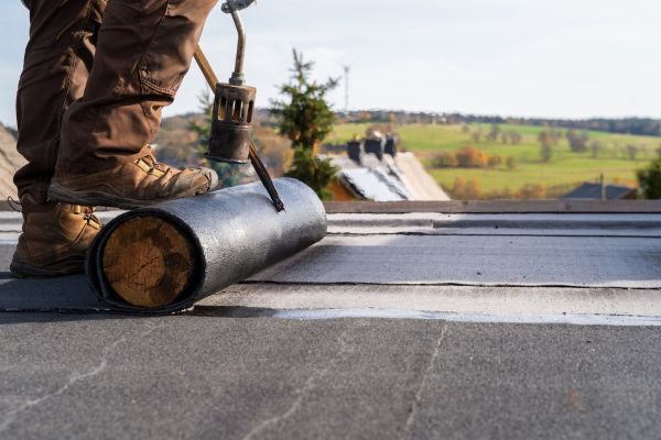 Flat Roof Tar Repair in Cary
