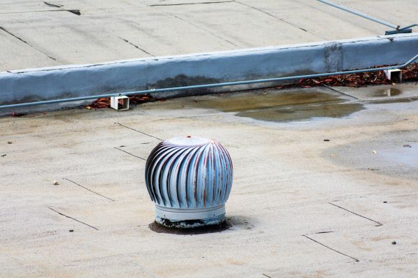 Flat Roof Vent Installation in Cary