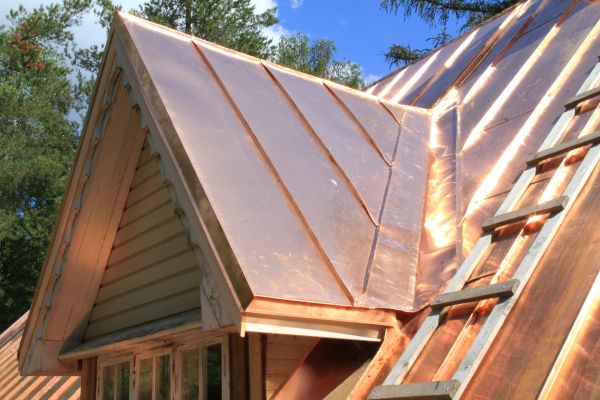 Copper Roof Construction in Cary